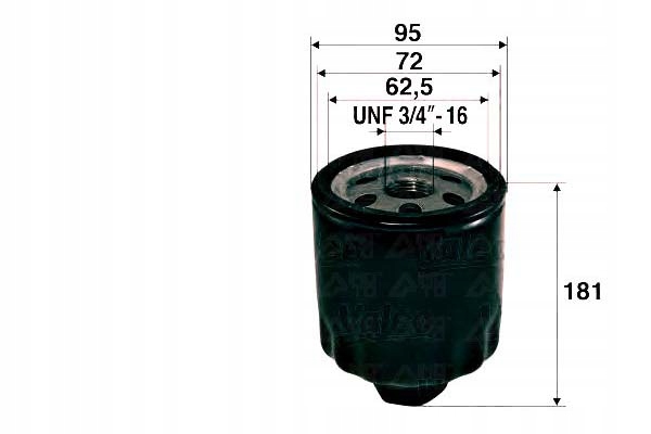 Купити Valeo фільтр оливи vw 2.4d valeo