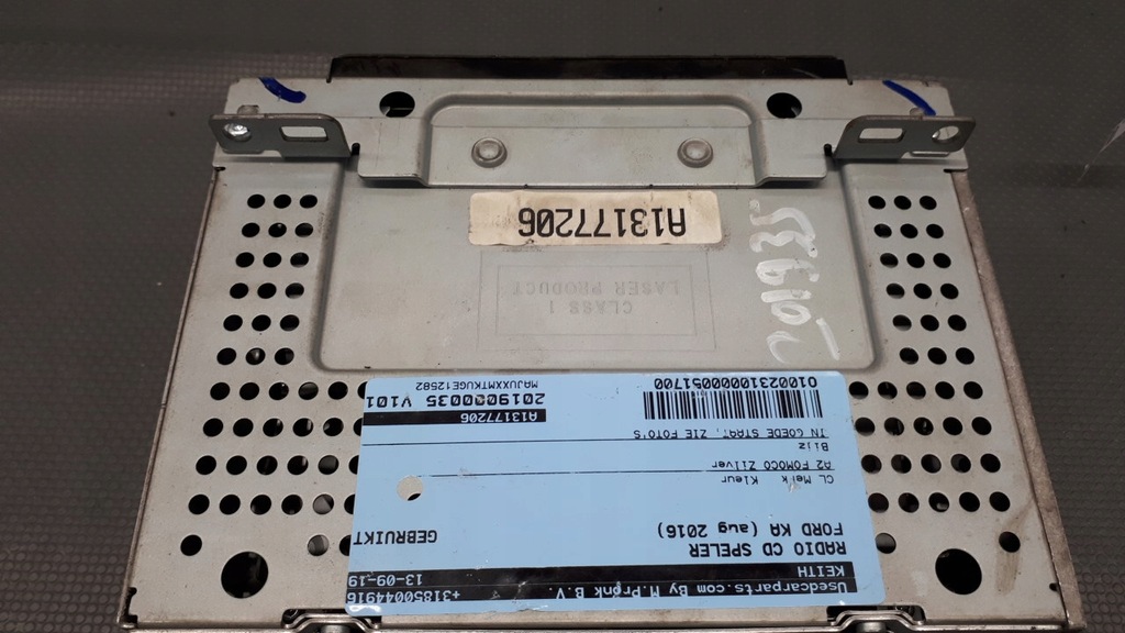 фото №9, G1b5-18c815-ae радіо cd зчитувач ford ka+ 16r