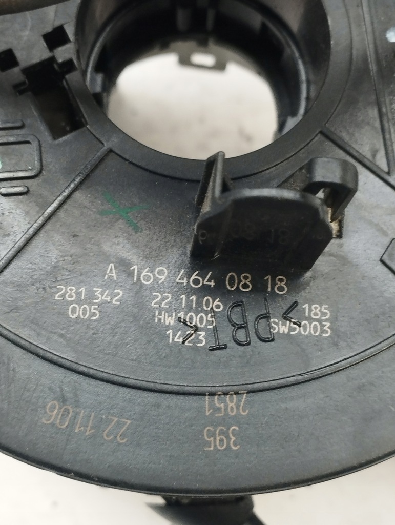 фото №14, Mercedes w169 перемикач комбінований стрічка подушка безпеки a1695450004