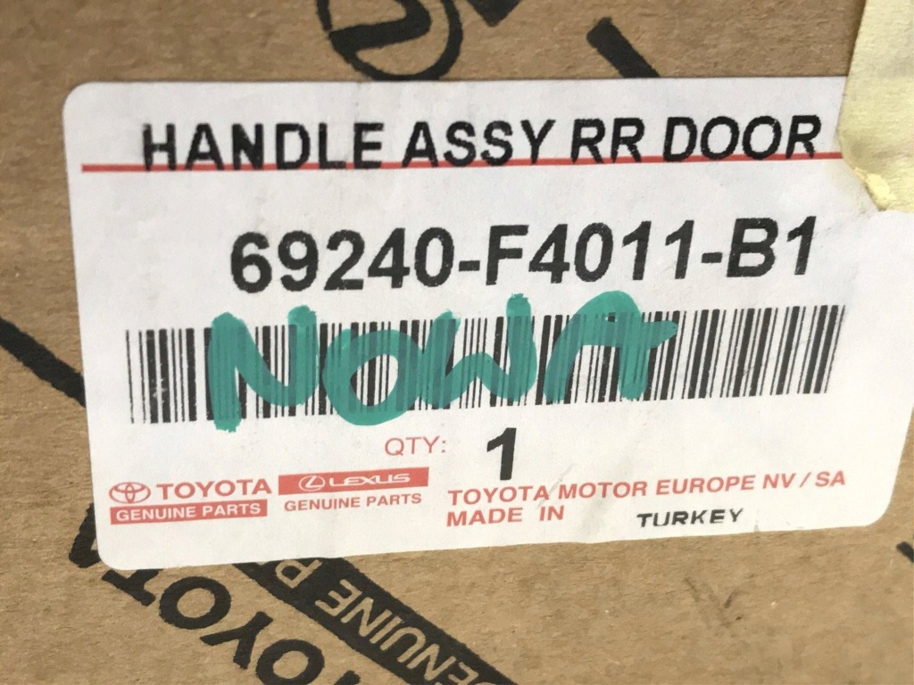 Toyota chr 1 ручка ліва задній задня зовнішня двері 69240f4011b1 Київ