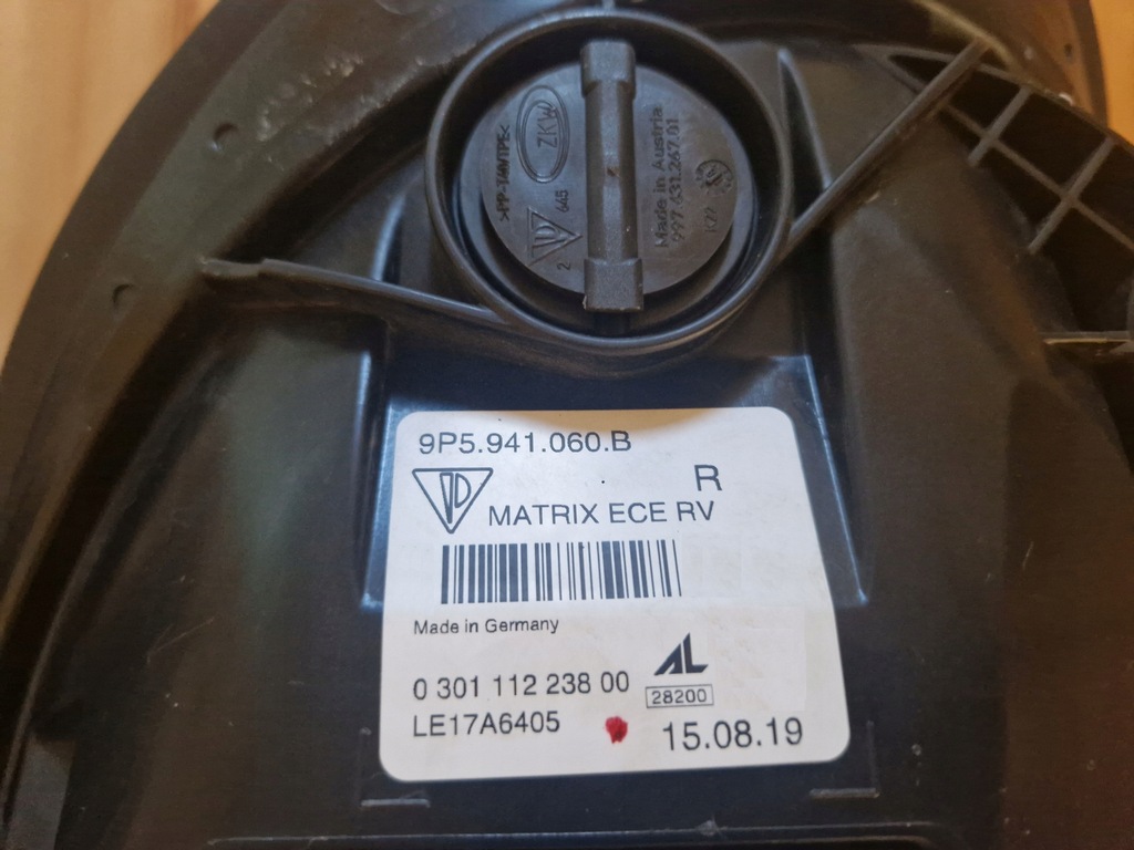 фото №10, Повний лампи porsche carrera 911 992 19- matrix ece чорні black