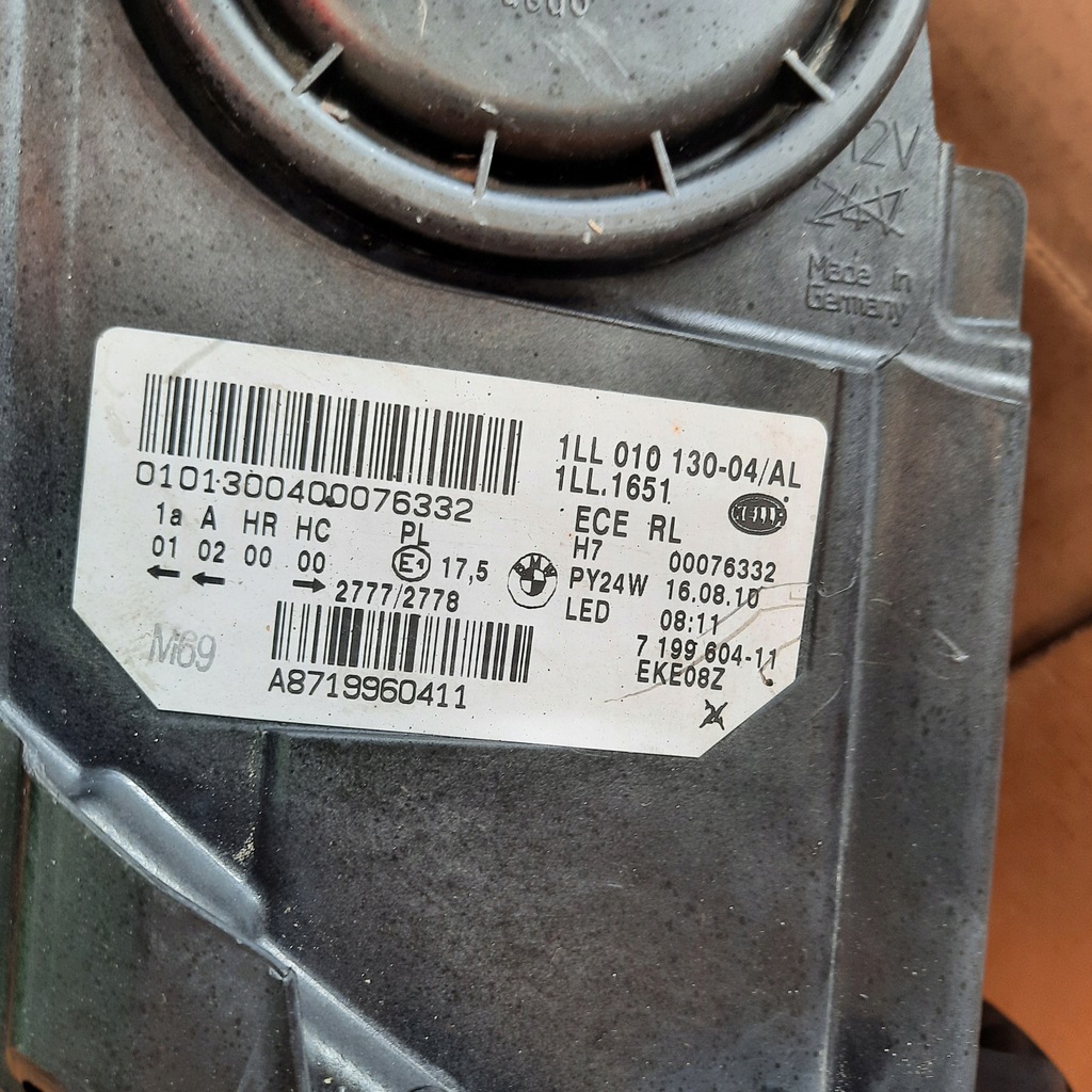 фото №12, Bmw 5 gt f07 лампа правая a8719960411