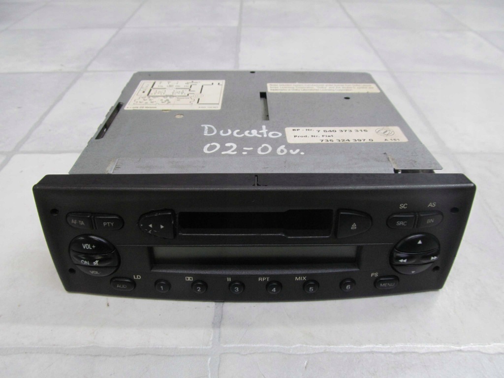 фото №1, Jumper boxer ducato 02-06 радио 7640373316