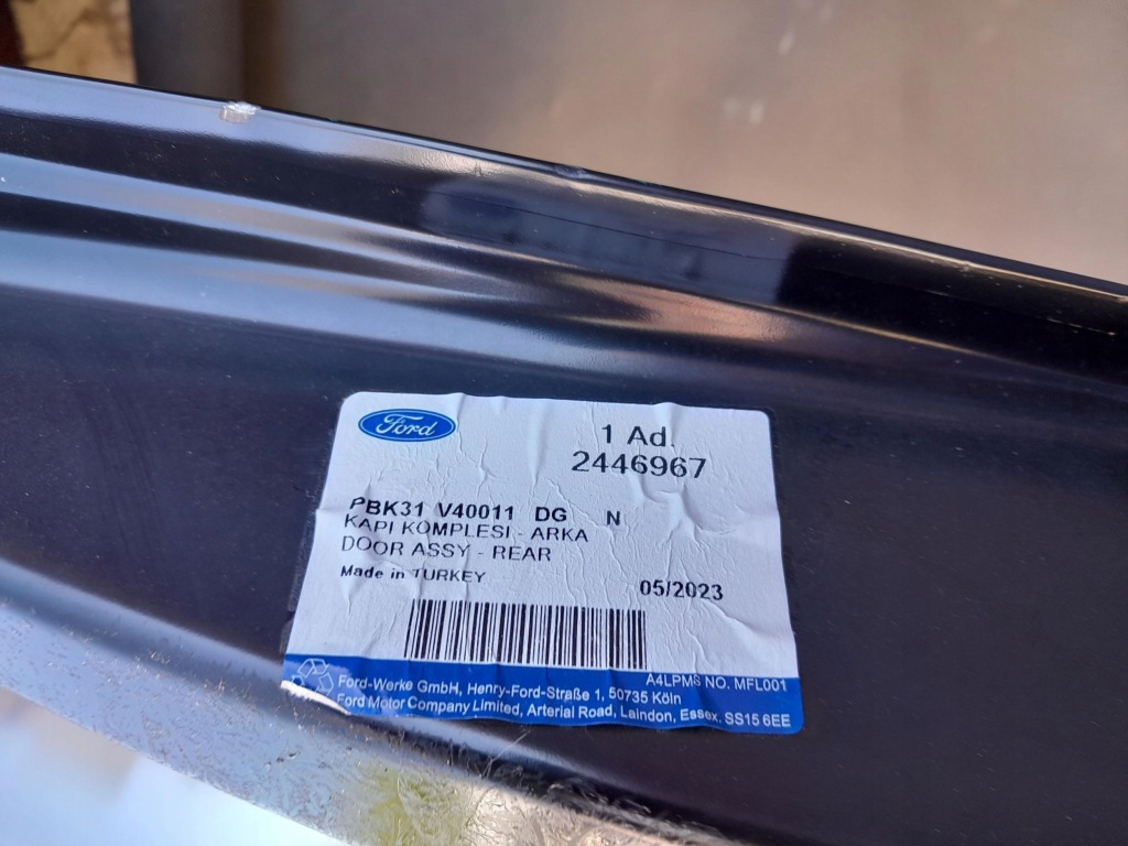 Ford transit mk8 високий 14- двері задній задні ліва oryg Доставка