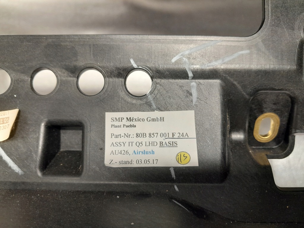 фото №8, Audi q5 ii 80a панель приладів приладова панель приладів оригінал 80b857001f