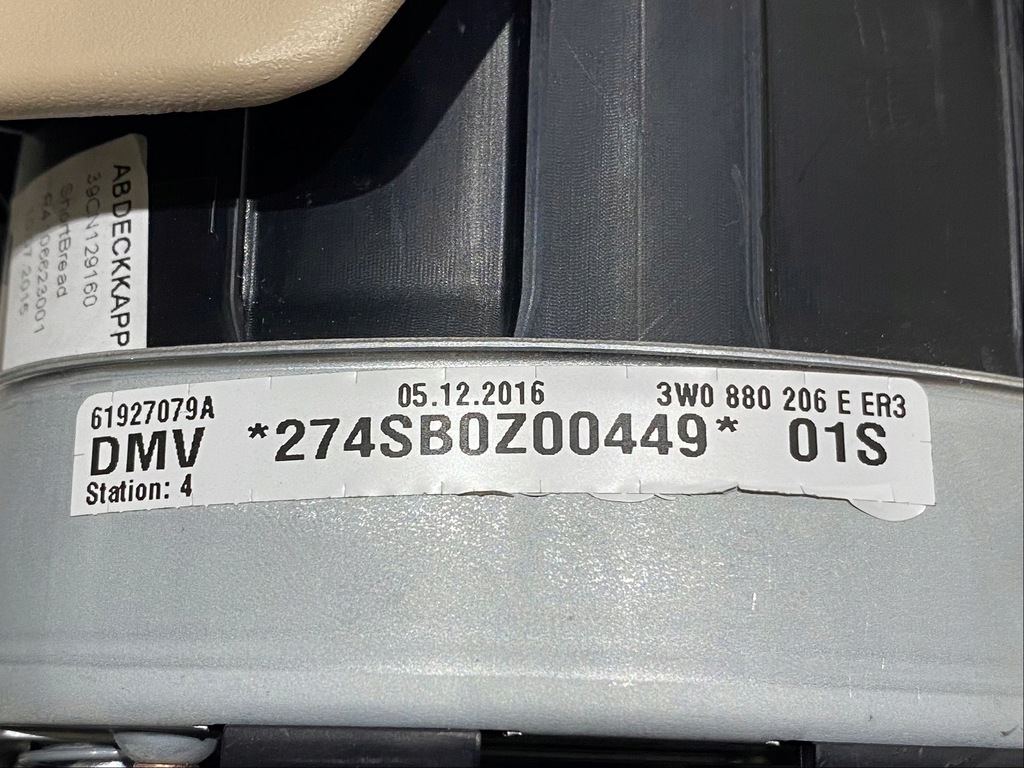 фото №8, Bentley continental gt gtc flying подушка безопасности 3w0880206