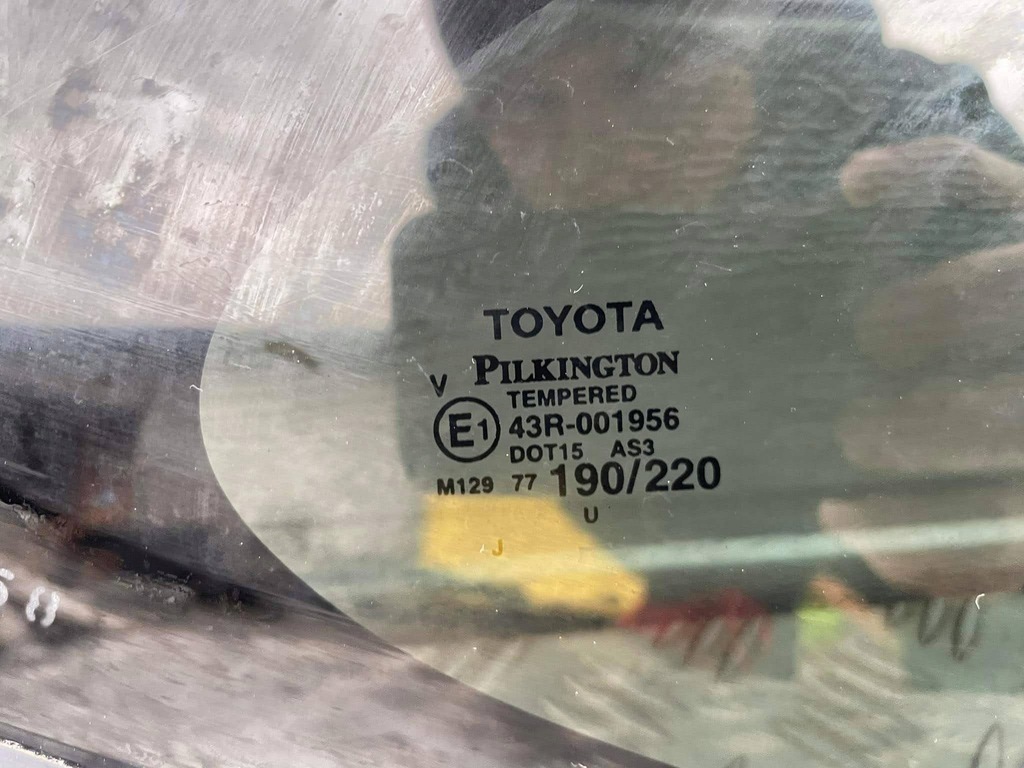 фото №5, Toyota highlander iv скло кузовна задня ліва хром