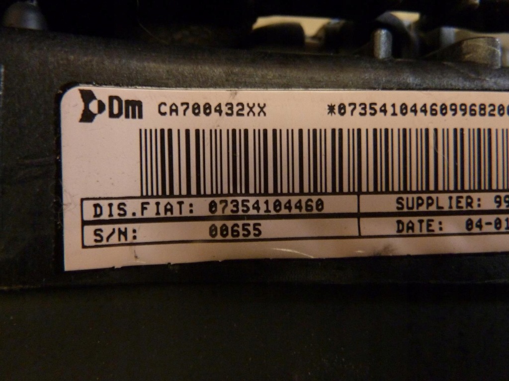 фото №15, Панель приладів консоль панель приладів подушки безпеки ремені датчик fiat grande punto eur