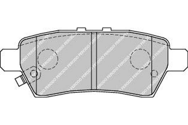 фото №1, Ferodo тормозные колодки тормозные nissan pathfinder iii 2.5