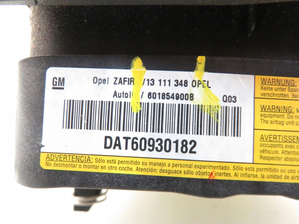 фото №6, Подушка водія opel zafira b a05 13111348