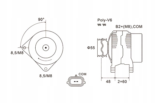 фото №2, Генератор magneti marelli 063731974010