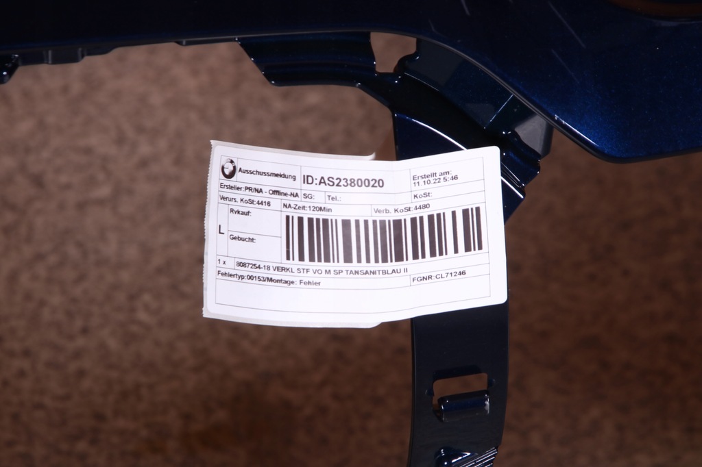 фото №12, Bmw 7 g70 i7 m-pakiet бампер перед передний c3z