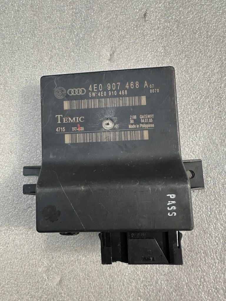 фото №1, ! модуль шлюз audi a8 4e0907468a!