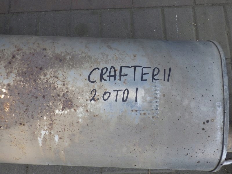 фото №2, Гаситель конечный катализатор труба crafter ii 2.0 tdi