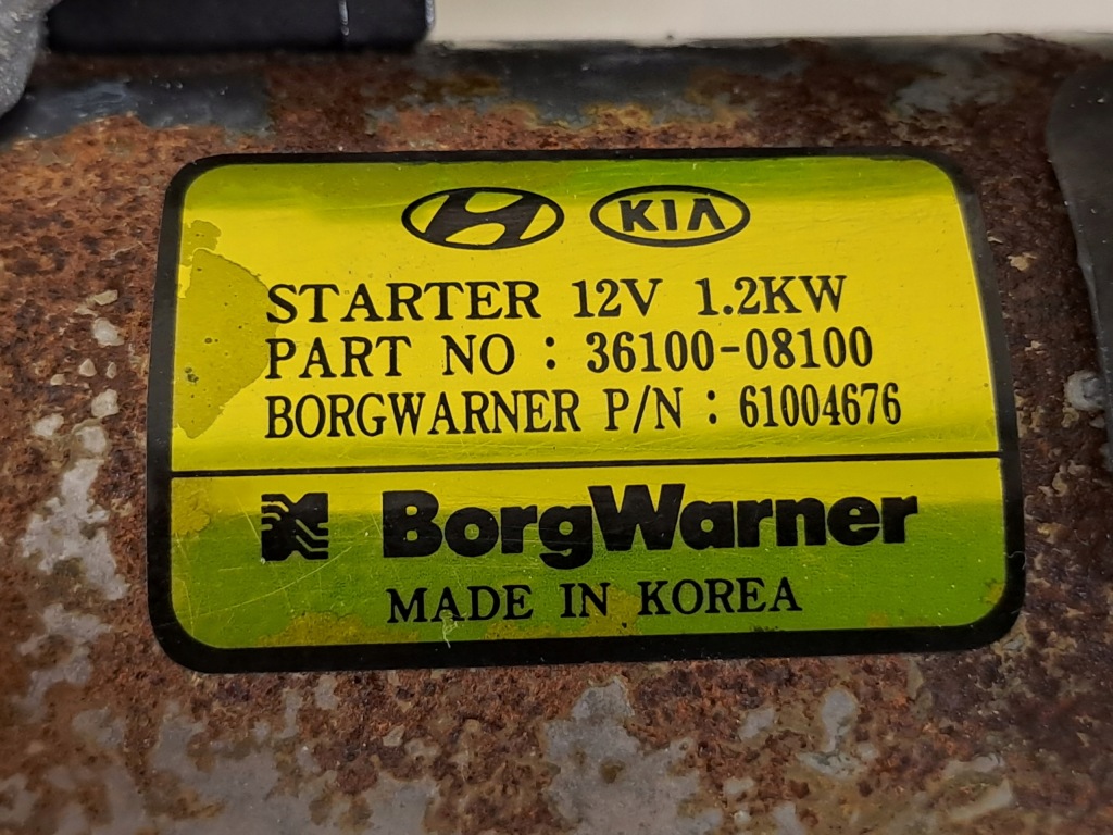 фото №9, Hyundai i30 iii 3 lift 22r 1.0 t-gdi g3le стартер