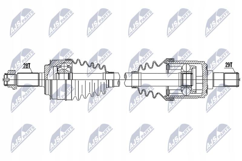 фото №2, Приводной вал npw-hd-081 nty