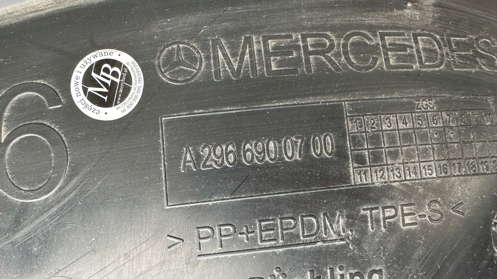 фото №6, Mercedes eqs 296 x296 подкрылок передние левая первая часть a2966900700