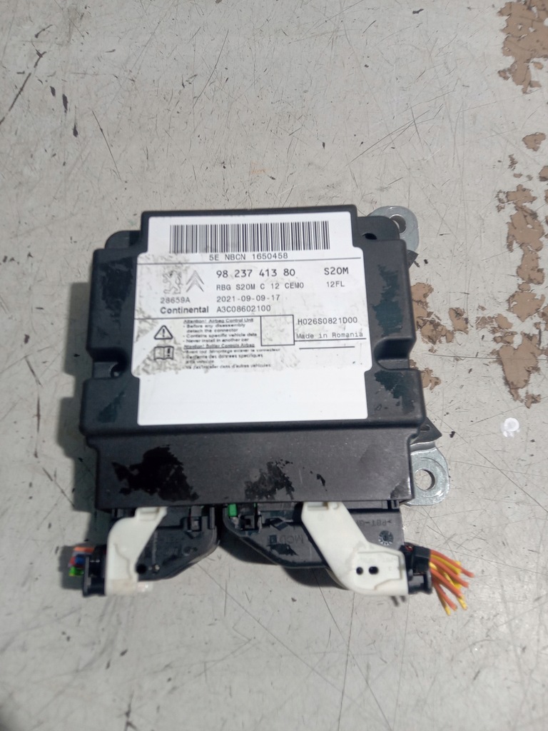 фото №1, Peugeot 2008 ii модуль датчик подушек подушка безопасности 2019-