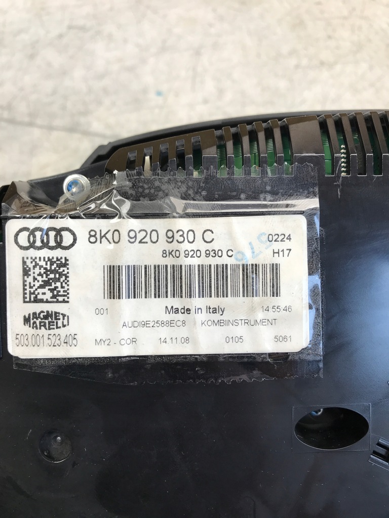 фото №6, Счетчик приборы audi a4 b8 8k0920930c europa
