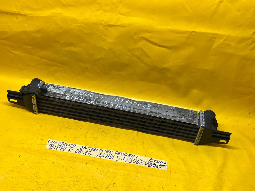 фото №12, Радиатор интеркулер peugeot bipper fiorino nemo 1,4 hdi 08-17r 51790623 .