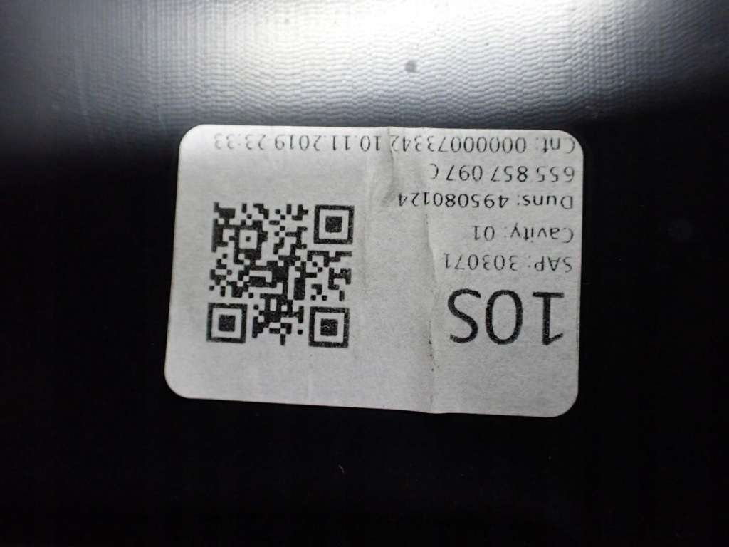 Бардачок полиця панелі консолі європа 655857097c 655857097 skoda scala 20r Зі Шроту