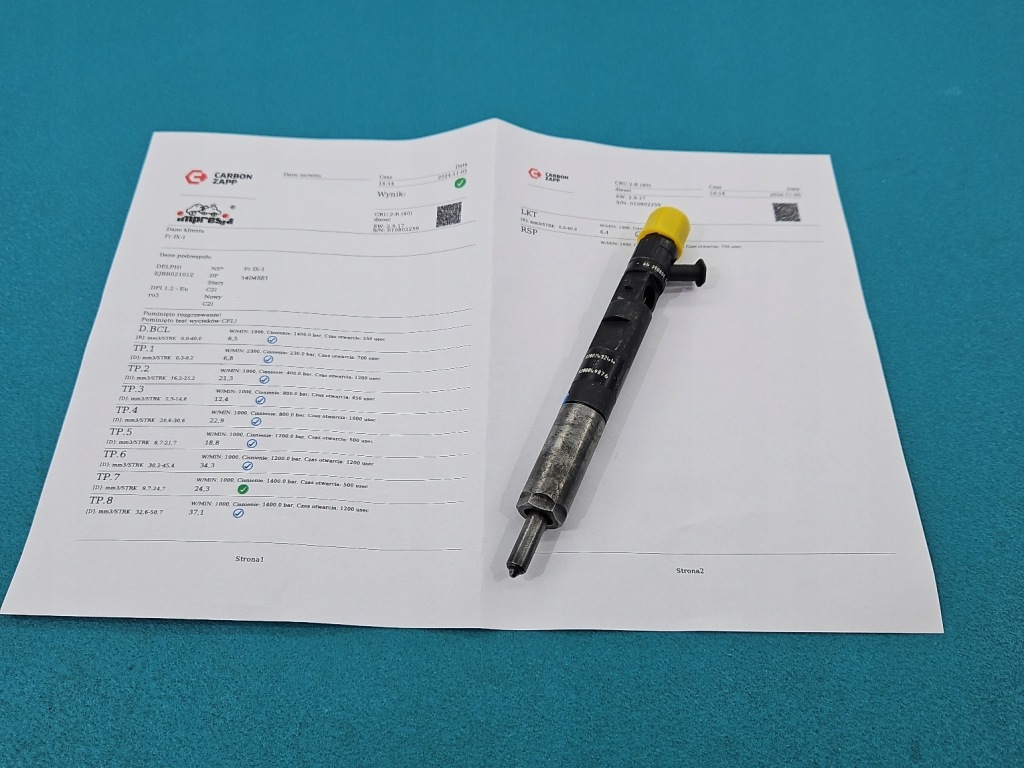 фото №1, Перевірений форсунка renault scenic ii ejbr02101z 1.5 dci