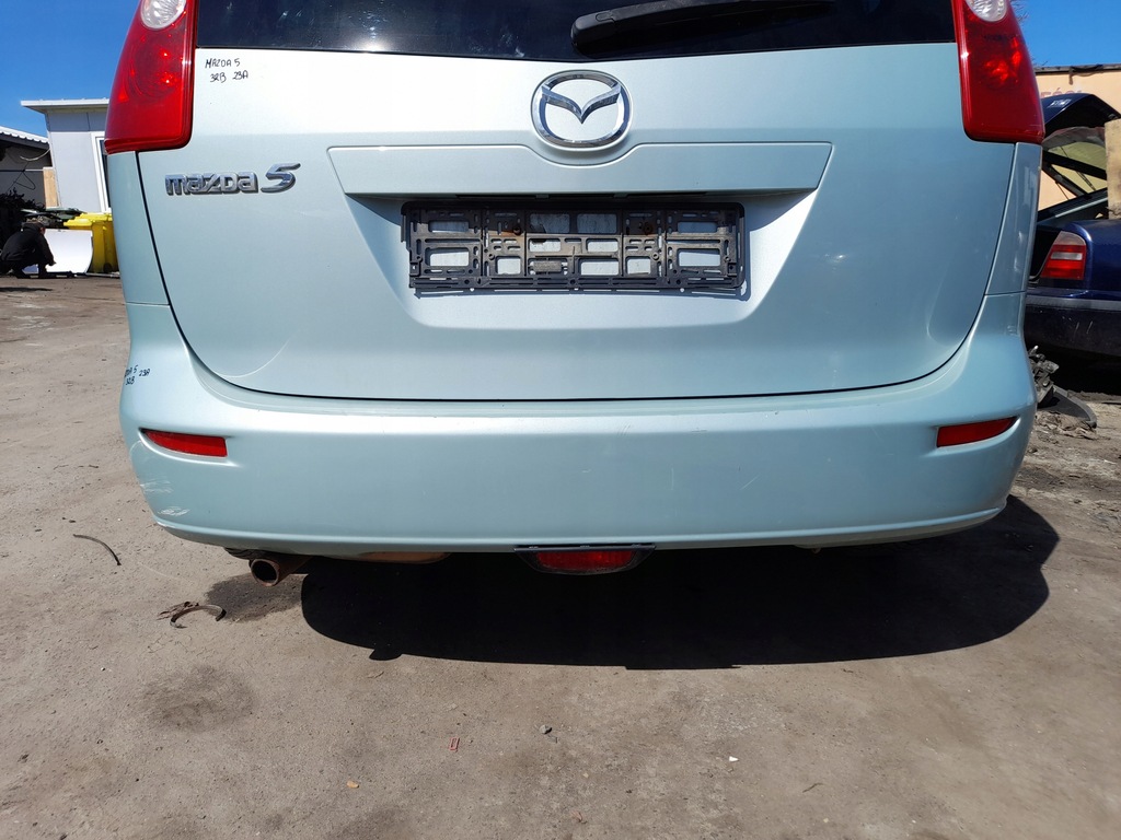 фото №14, Mazda 5 v кришка багажника багажника задня задня скло 32b