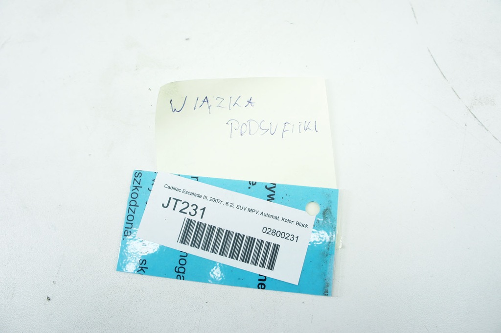 фото №5, Jt231 cadillac escalade iii джгут стельовий