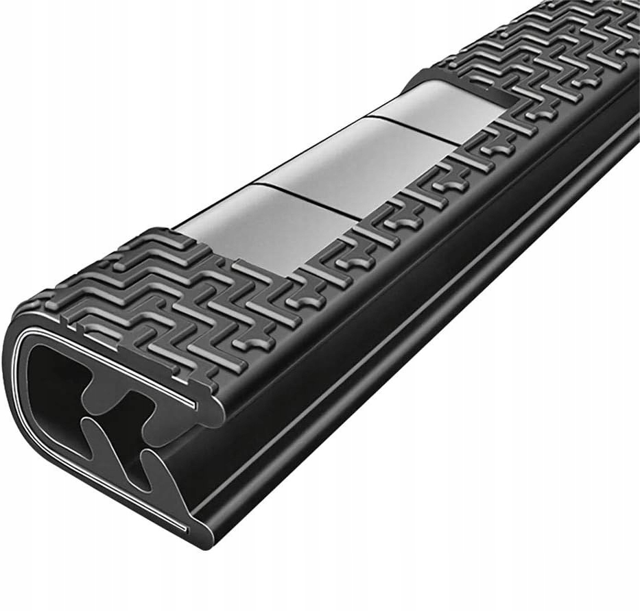 фото №14, Прокладка дверь резиновый zbrojona универсальная защита край краевая 5m