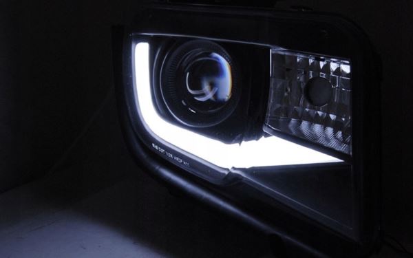 фото №2, Лампы фары chevrolet camaro 09-13 black led