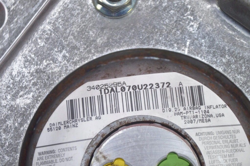 фото №9, Подушка безпеки подушка повітряна водія a1644600098 mercedes gl x164 06-09