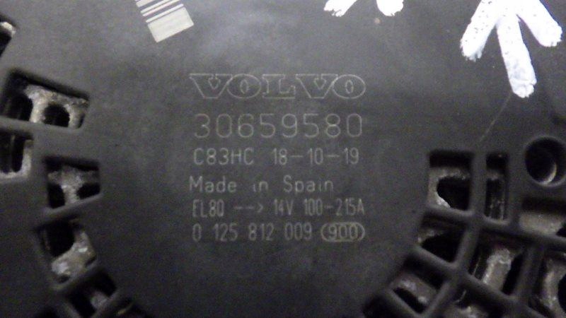фото №8, Генератор volvo xc40 2.0 tdi 30659580 0125812009