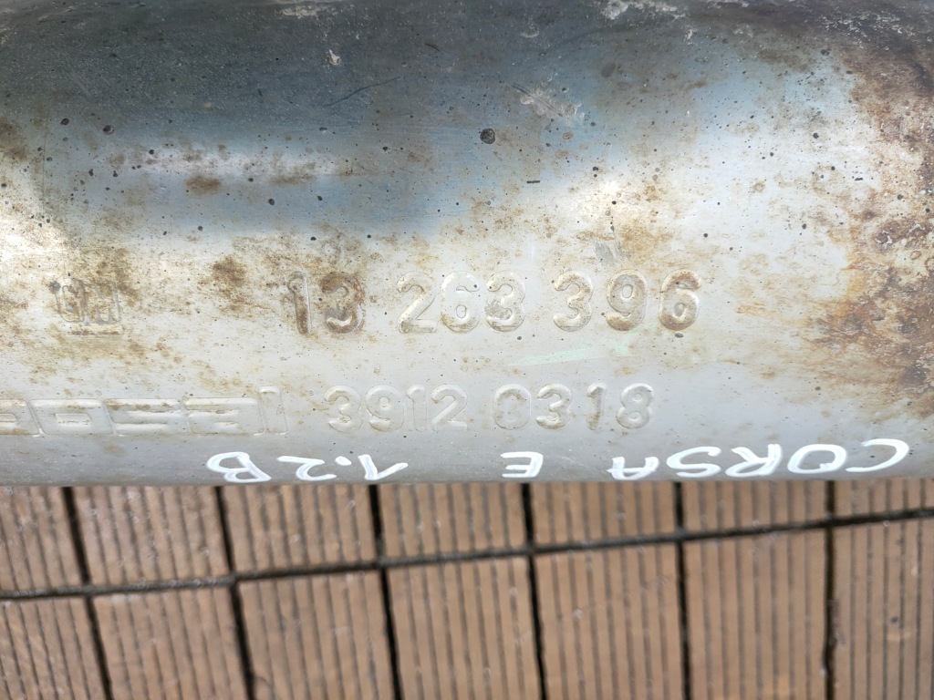 фото №10, Opel corsa e 14-19 5d 1.2 16v гасник кінцевий вихлоп 13263396 оригінальний номер