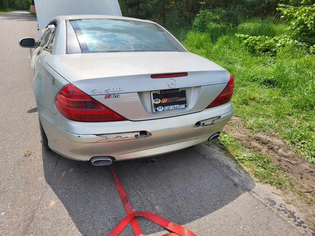 фото №1, Mercedes sl500 r230 pas задняя задний поддон кузов четверть # mińsk maz