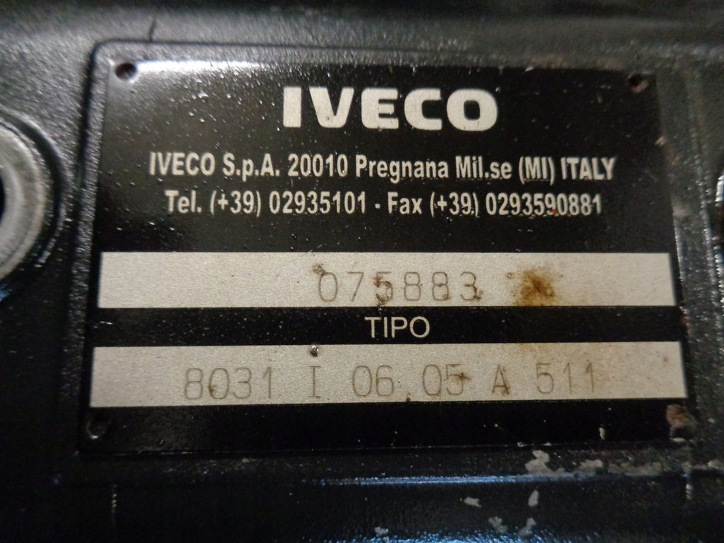 фото №1, Двигун iveco fiat 8031 i 06.05 wał колінчастий частини