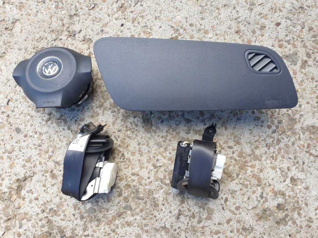 фото №1, Подушки безопасности ремни подушка заглушка vw polo 5 v 6r 2009-