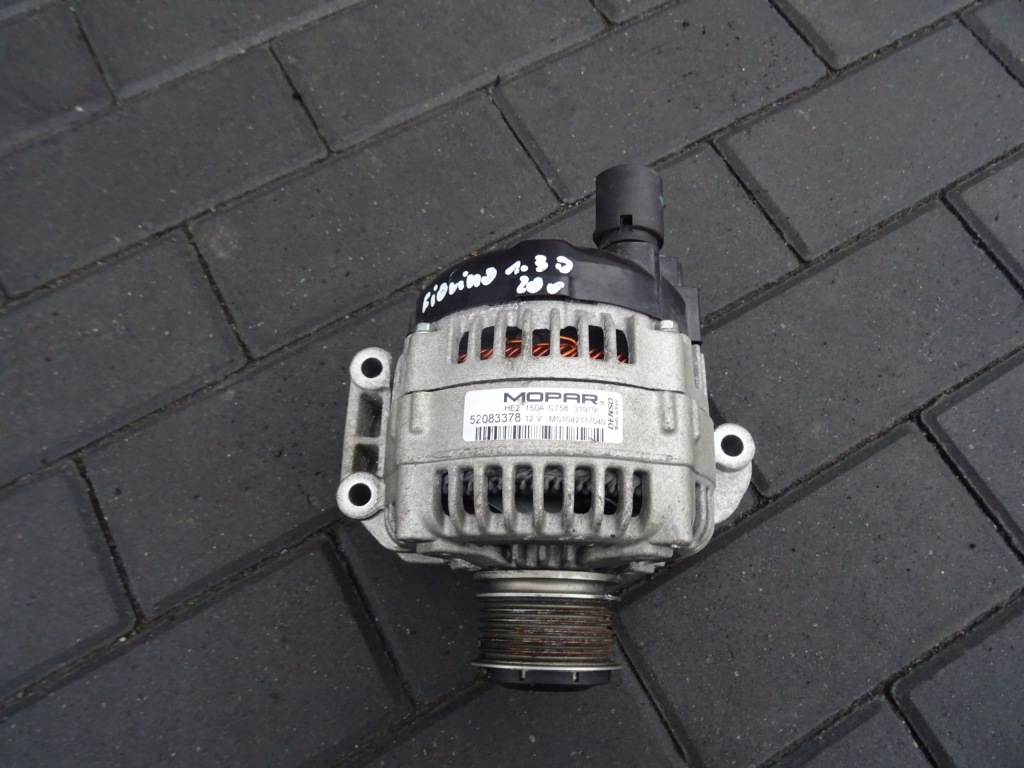 фото №1, Генератор 1.3 d fiat fiorino nemo qubo