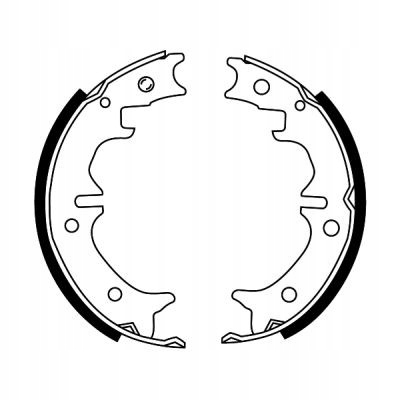 фото №3, Abe c02081abe набір колодка гальмівних, гальмо стояночний