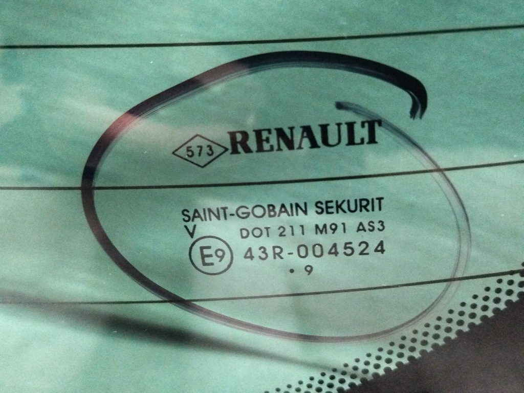 фото №2, Стекло задняя renault megane iii coupe 2009- or.