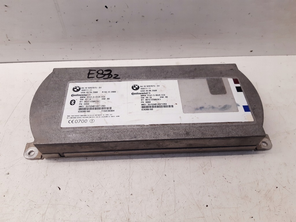 фото №1, Модуль bluetooth 9207075 bmw x3 e83