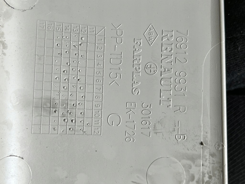 фото №5, 501 renault clio iv защита стойка перед левая