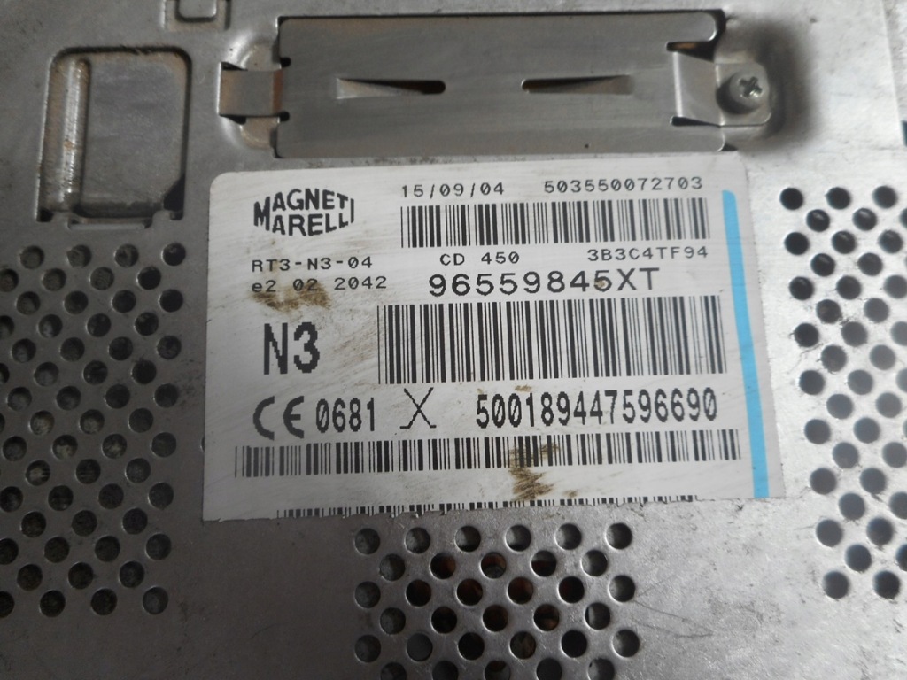 Citroen c8 радио навигация 96559845xt Цена