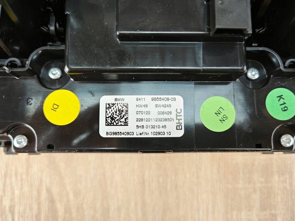 фото №8, Оригинальный панель кондиционера обдув bmw g30 g20 9855409 27km!