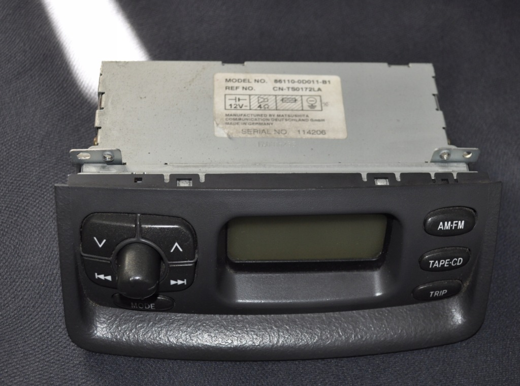 фото №1, Дисплей toyota yaris i 86110-0d011-b1