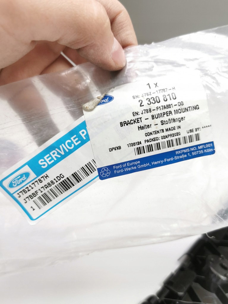 фото №8, Кронштейн, кронштейн бампера правий задня ford ka+ 2016-2020 оригінальний номер 2330810