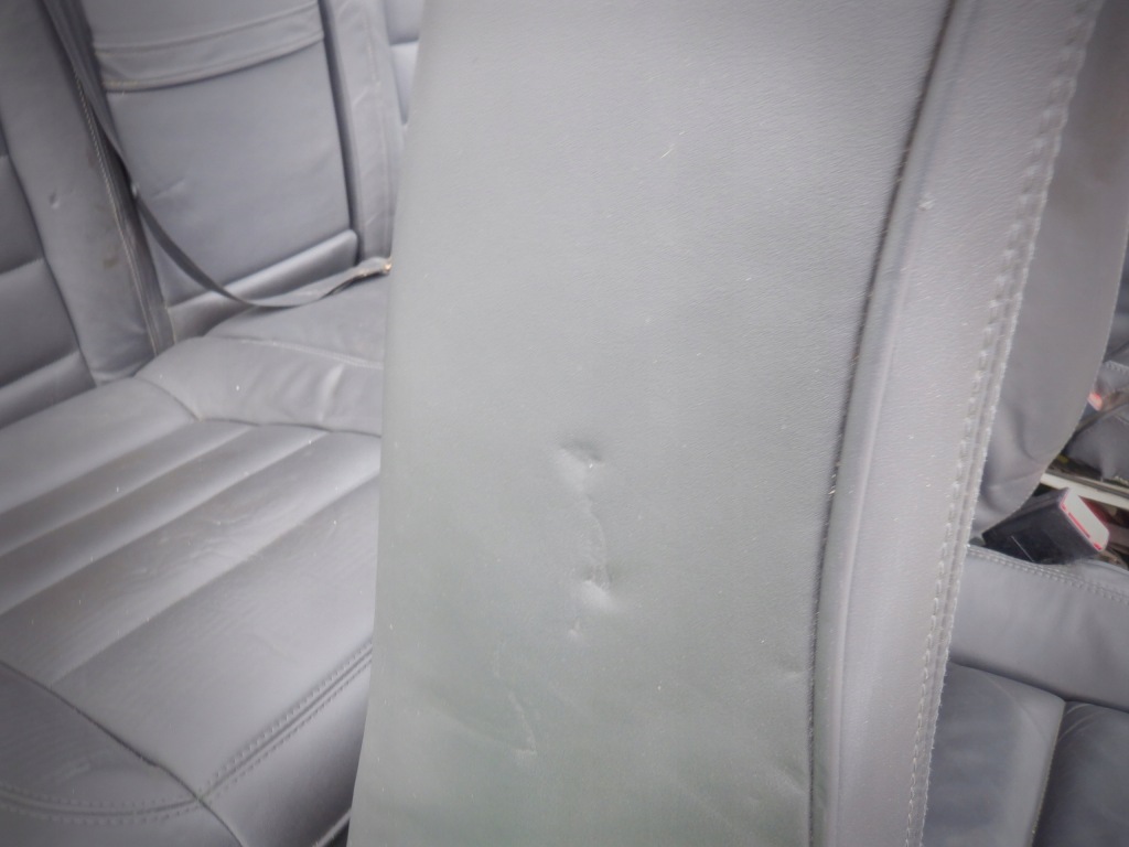 фото №10, Vw touareg 7l6 сидіння комплект заднє сидіння обшивки шкіра