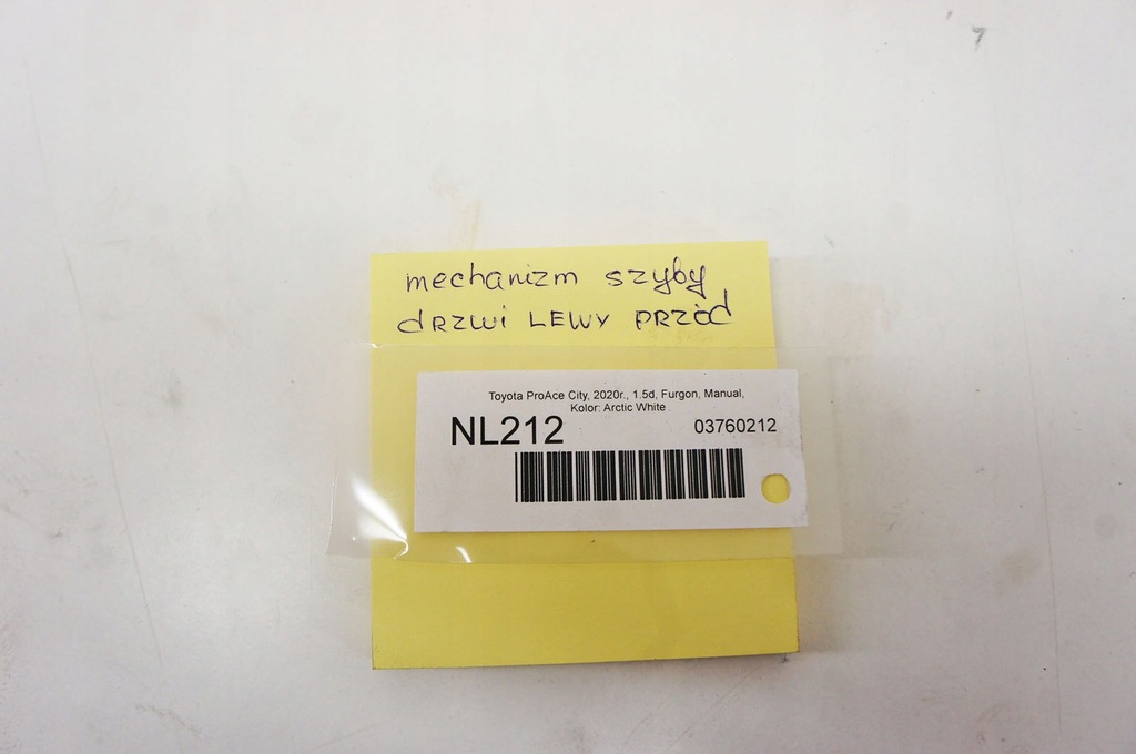 фото №5, Nl211 toyota proace city механизм правый перед