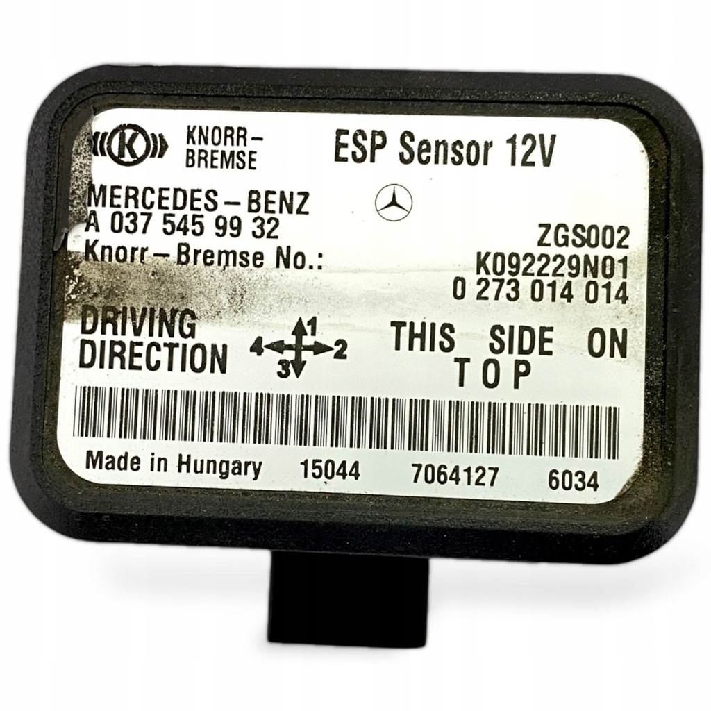 фото №1, A0375459932 mercedes-benz датчик, esp