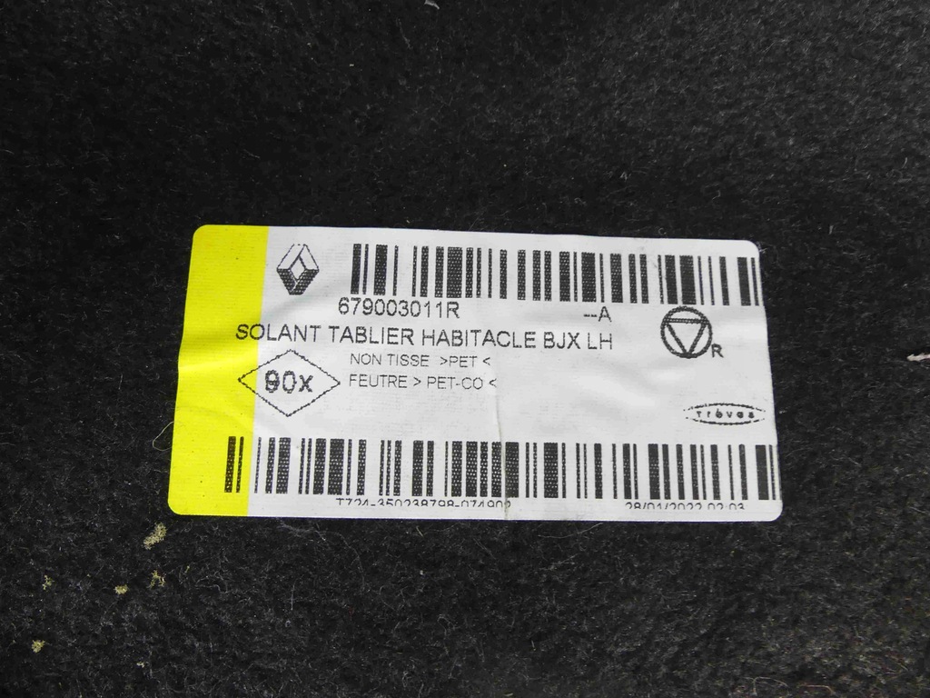 фото №8, Шумоізоляція стіни перегородки dacia sandero iii