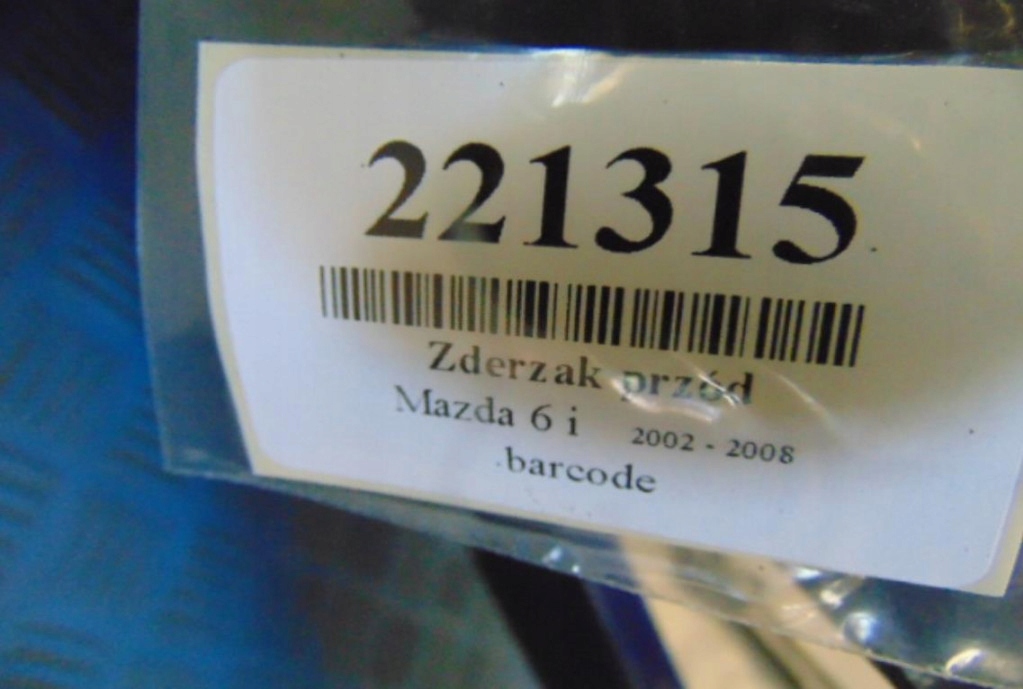 фото №8, Mazda 6 i бампер перед состояние видимый na фото